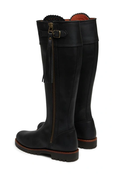 Penelope Chilvers Long Tassel Knee High Boot In Black