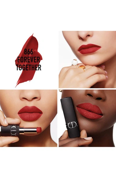 Shop Dior Rouge  Forever Transfer-proof Lipstick In 866 Forever Together