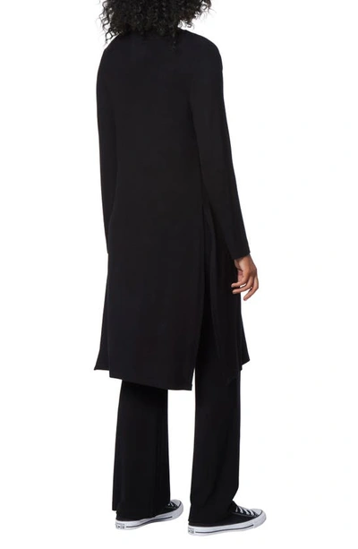 Shop Andrew Marc Sport Long Sleeve Vented Duster In Black