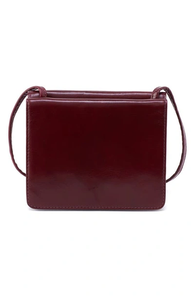 Shop Hobo Jill Leather Wallet Crossbody Bag In Merlot