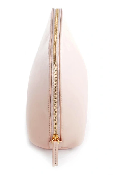 Royce New York Personalized Cosmetic Bag In Light Pink - Gold Foil