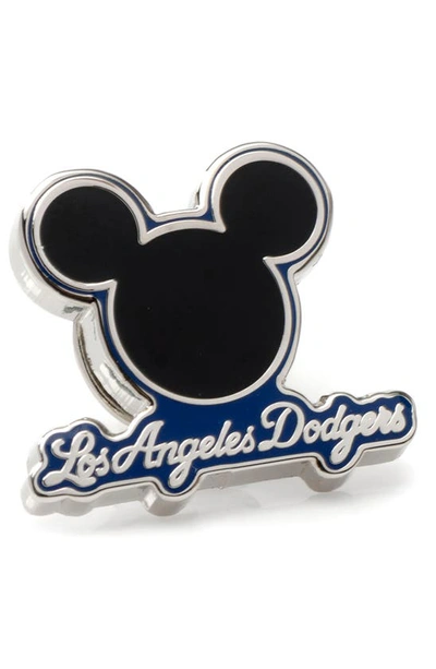 Shop Cufflinks, Inc Mickey Mouse Los Angeles Dodgers Lapel Pin In Blue