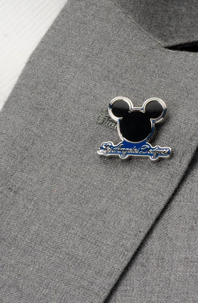 Shop Cufflinks, Inc Mickey Mouse Los Angeles Dodgers Lapel Pin In Blue