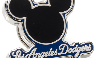 Shop Cufflinks, Inc Mickey Mouse Los Angeles Dodgers Lapel Pin In Blue