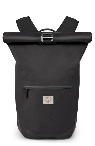 Shop Osprey Arcane™ 25l Waterproof Roll Top Backpack In Stonewash Black