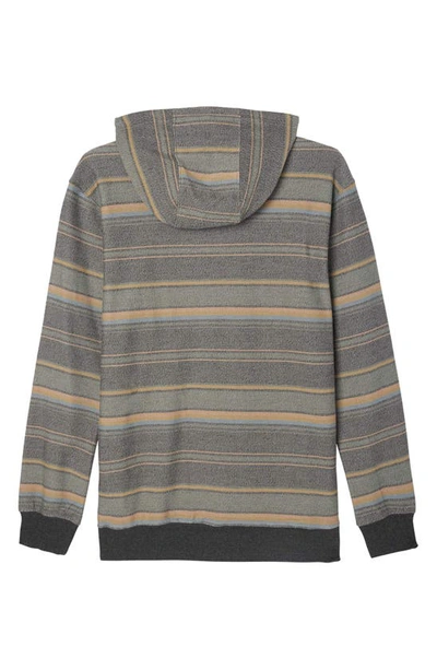 O'neill Kids' Bavaro Stripe Pullover Hoodie In Black