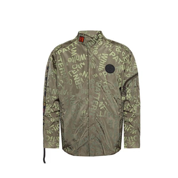 OFF-WHITE Camouflage Print Jacket Green Camo