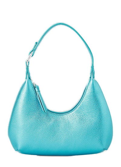 Shop By Far Baby Amber Shoulder Bag In Blue