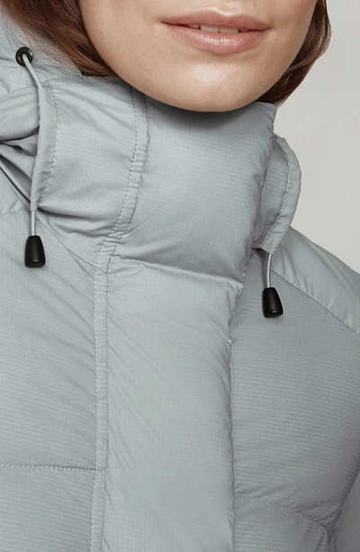 Shop Canada Goose Alliston Packable Down Jacket In Moonstone Grey