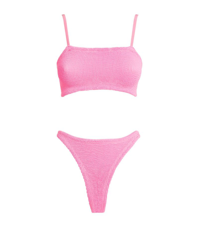 Shop Hunza G Gigi Bikini In Pink