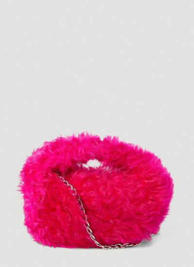 Shop By Far Baby Cush Handbag In Pink