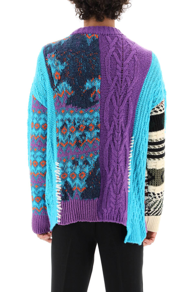 Shop Andersson Bell 'river' Jacquard Sweater In Multicolor