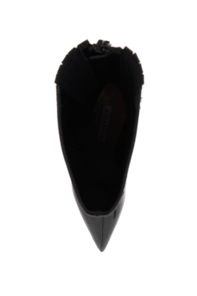 Shop Aquazzura Saint Honore' Patent Leather Ankle Boots In Black