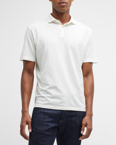 Shop Peter Millar Men's Journeyman Polo Shirt In White