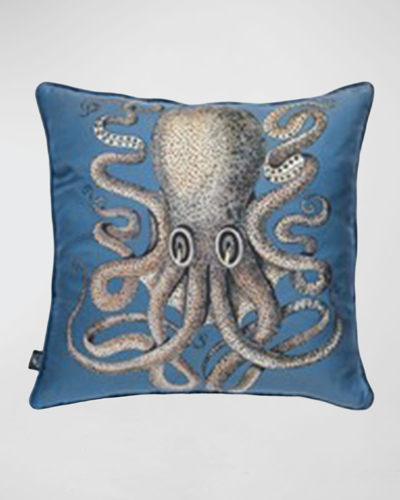 Shop Fornasetti Silk Cushion Polipo Octopus