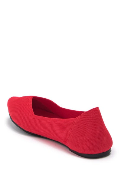 Shop Mia Kerri Pointed Toe Flat In Red