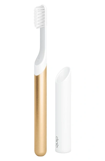 Shop Quip Metal Electric Toothbrush In Gold
