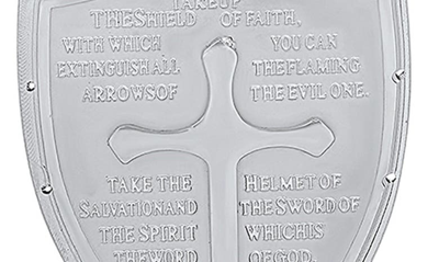 Hmy Jewelry The Sheild Of Faith Pendant Necklace In Metallic