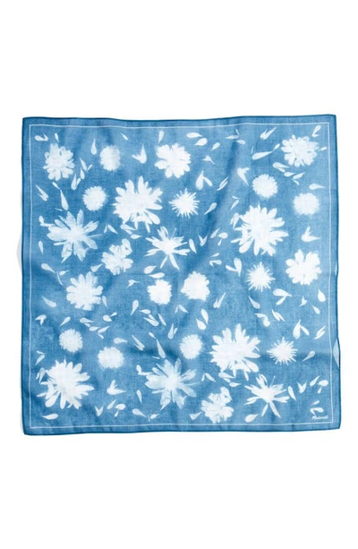 Shop Madewell Bandana In Blue Floral