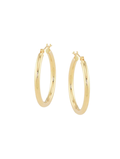 Shop Saks Fifth Avenue Women's 18k Yellow Gold Huggie Hoop Earrings