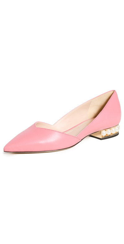 Shop Nicholas Kirkwood 25mm Casati D'orsay Ballerina Flats In Pink