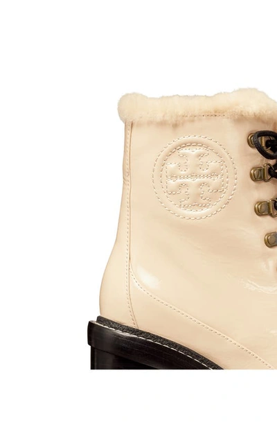 tory burch miller genuine shearling trim boot