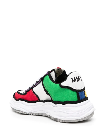 Shop Miharayasuhiro Wayne Low-top Sneakers In Multicolour