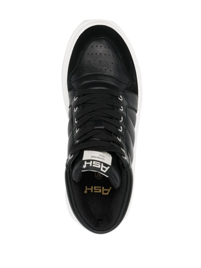 Shop Ash Lace-up High-top Sneakers In Schwarz