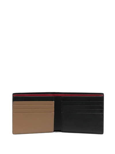 Fendi Logo-print Wallet In Schwarz