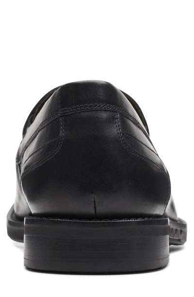 Shop Clarks Un Hugh Step Loafer In Black Leather