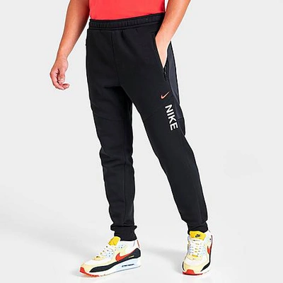 Nike Men's Sportswear Hybrid Fleece Jogger Pants In Black/off Noir/black |  ModeSens