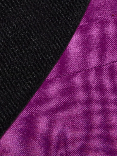 Gucci Purple Double-breasted Blazer In Violett