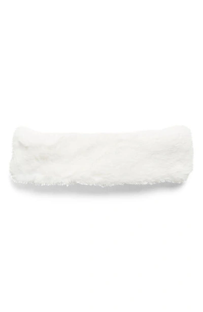 Ugg Faux Fur Headband In White