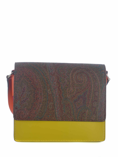 ETRO Paisley Cubo cross body bag in canvas - Bongenie Grieder Outlet