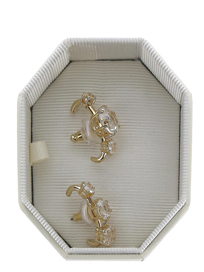 Swarovski Constella Ear Cuffs In Gold,crystal | ModeSens