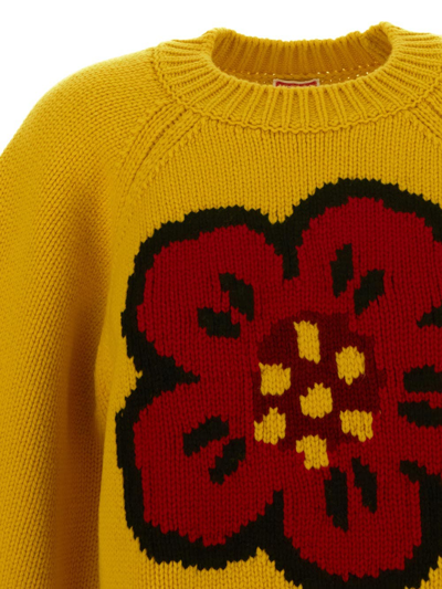Shop Kenzo Yellow Flower Pullover