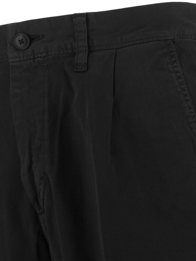 Shop Hugo Boss Responsible Trousers In Black