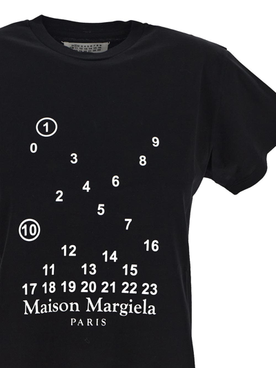 Shop Maison Margiela Regular T-shirt In Black