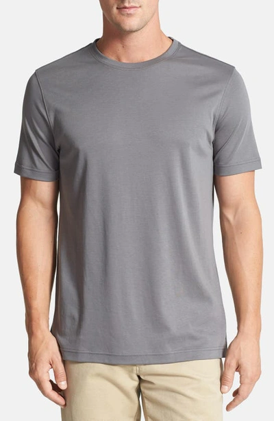 Shop Robert Barakett Georgia Pima Cotton T-shirt In Warm Ash