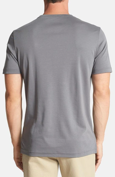 Shop Robert Barakett Georgia Pima Cotton T-shirt In Warm Ash