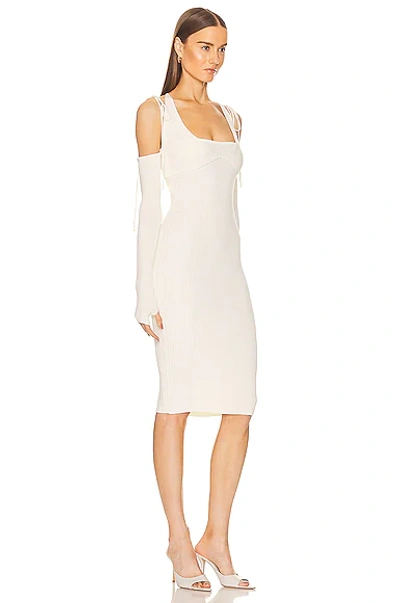 Shop Anna October La Fleur Maxi Dress In White