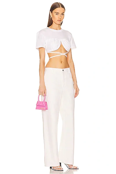 Shop Jacquemus Le Chiquito Bag In Pink