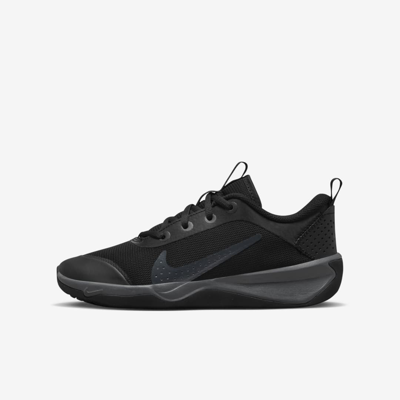 Shop Nike Omni Multi-court Big Kids' Indoor Court Shoes In Black,anthracite