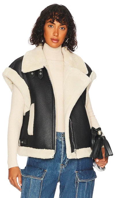 BLANK NYC Faux Leather Quilted Vest with Belt in 2023