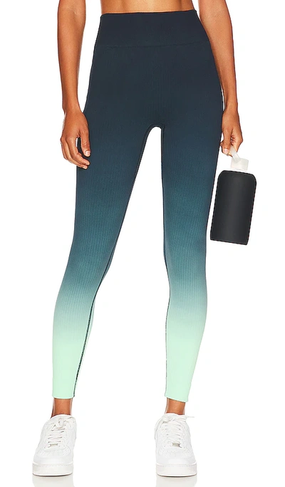 Shop The Upside Seamless Midi Pant In Blue