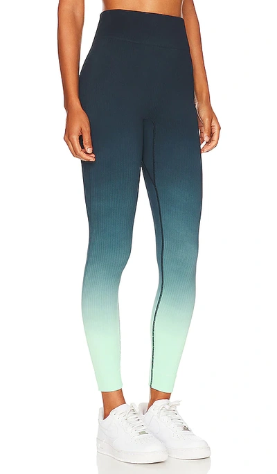 Shop The Upside Seamless Midi Pant In Blue