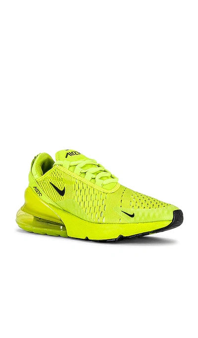 Shop Nike Air Max 270 Sny Sneaker In Atomic Green  Black  & Light Lemon Twist