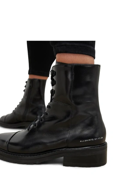 Allsaints Alaria Leather Boots In Black | ModeSens