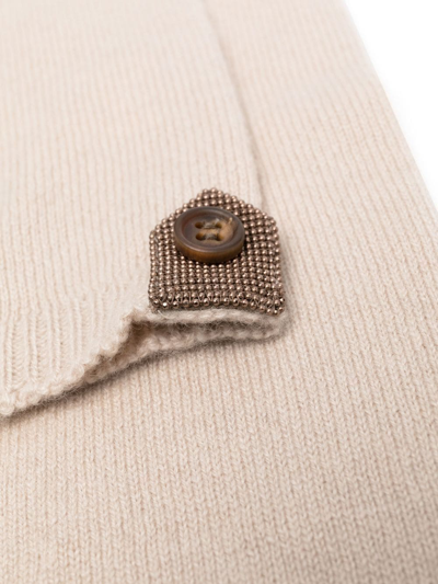 Brunello Cucinelli Fine-knit Cashmere Gloves In Neutrals