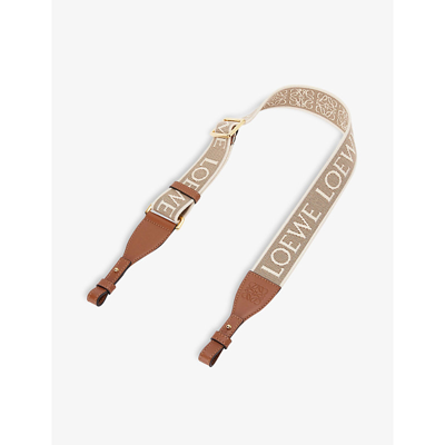 Loewe Cotton-Blend Anagram Bag Strap